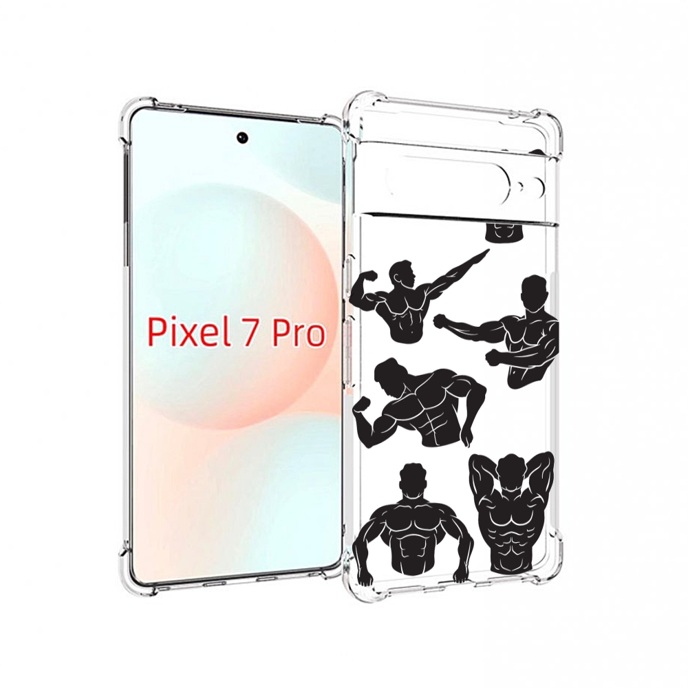 

Чехол Mypads Атлет Мужской Для Google Pixel 7 Pro, Прозрачный, Tocco
