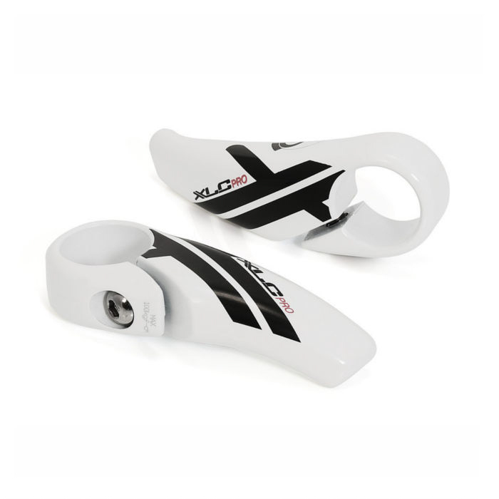 Велосипедные рога XLC Pro Bar-Ends flat 83 mm white BE-A14