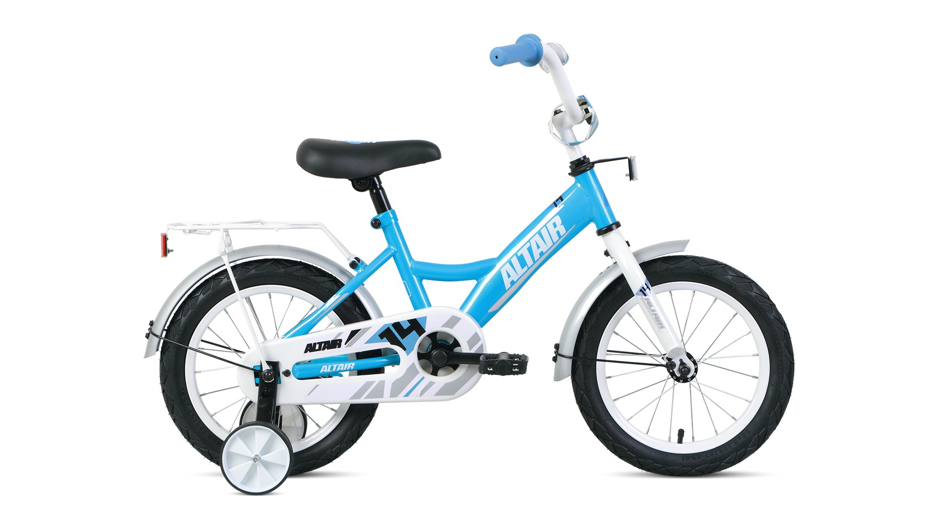 фото Велосипед детский altair kids 2020-2021 год 14" бирюзовый/белый/1bkt1k1b1007