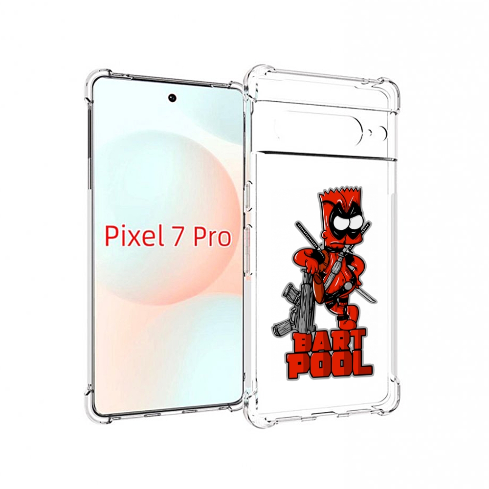 

Чехол Mypads Барт-Пул Для Google Pixel 7 Pro, Прозрачный, Tocco
