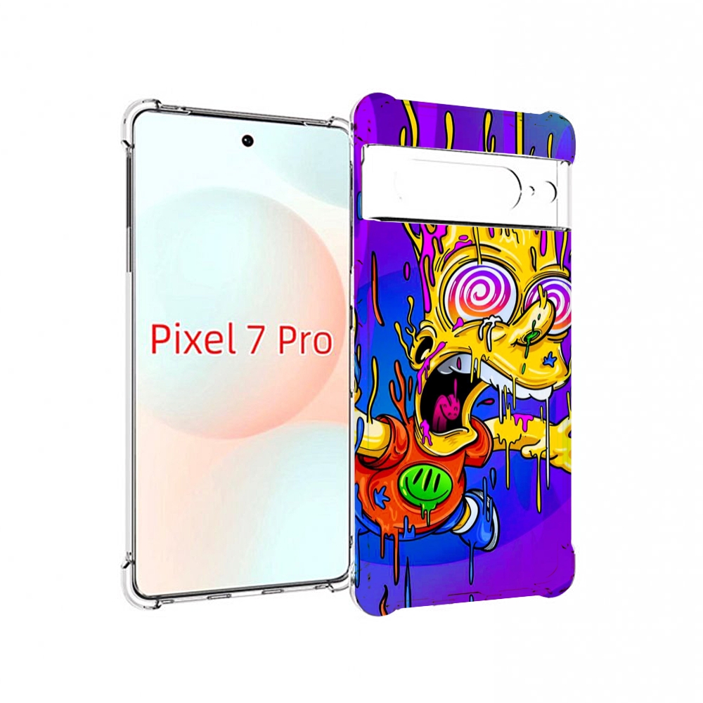 

Чехол Mypads Барт-Арт-Стрит Для Google Pixel 7 Pro, Прозрачный, Tocco