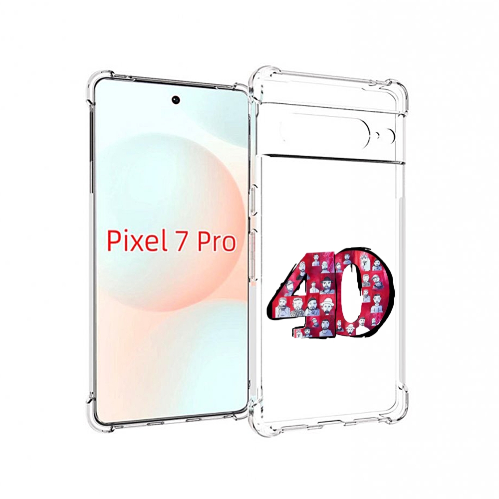 

Чехол Mypads Баста 40 Для Google Pixel 7 Pro, Прозрачный, Tocco