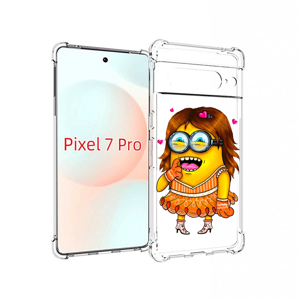 

Чехол Mypads Миньон Девочка Для Google Pixel 7 Pro, Прозрачный, Tocco