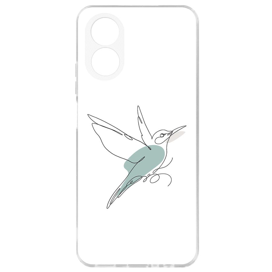 

Чехол-накладка Krutoff Легкость для Oppo A18, Прозрачный