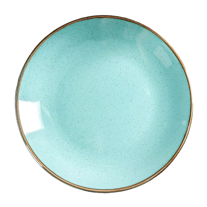 

Тарелка Turquoise, d=28 см, цвет бирюзовый, Коричневый