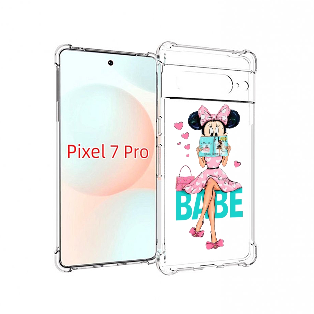 

Чехол Mypads Бейби-Микки Для Google Pixel 7 Pro, Прозрачный, Tocco