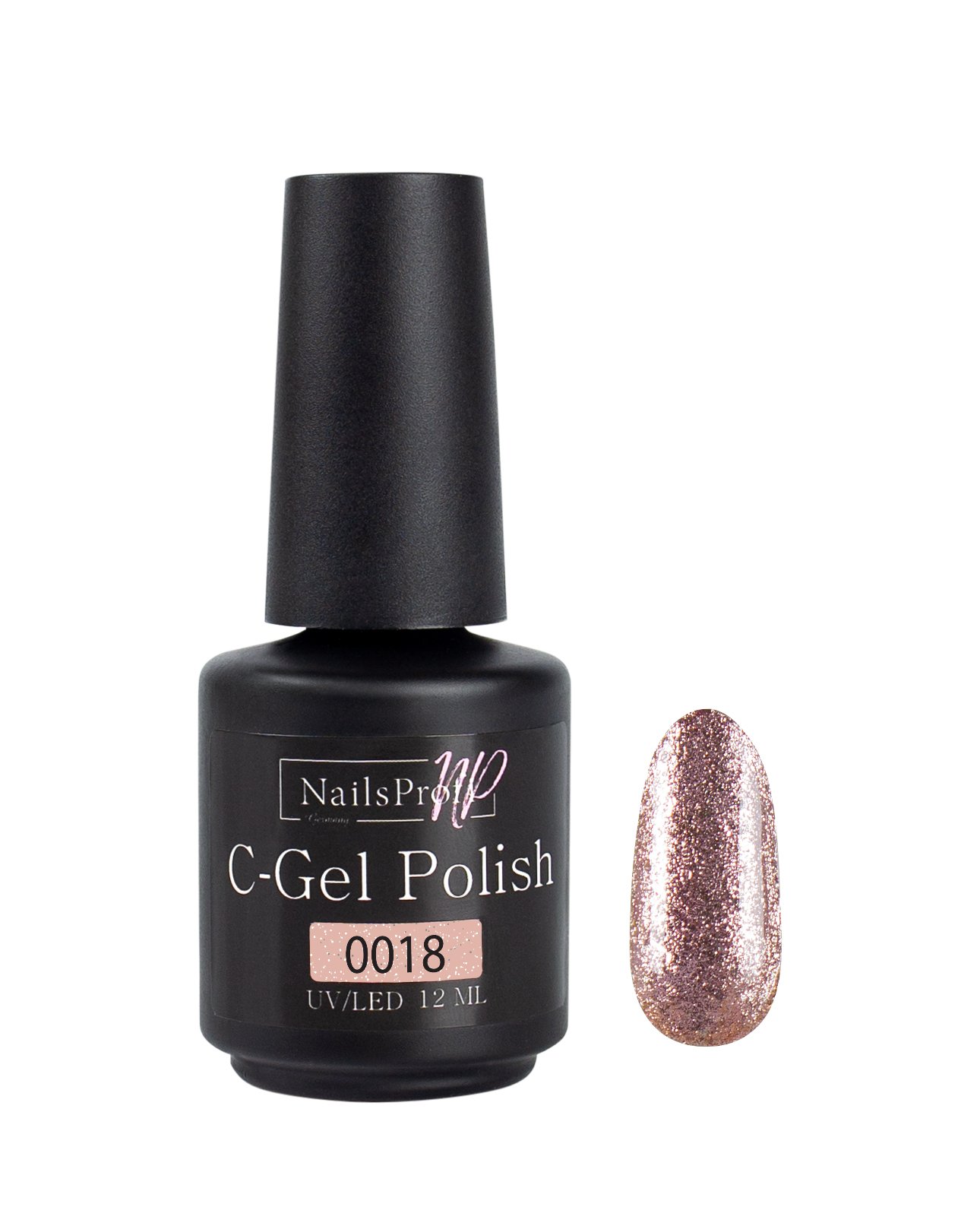 

Гель лак для ногтей маникюра педикюра NailsProfi/C-Gel Polish-S 0018 - 12 мл, C-Gel Polish-S 0018