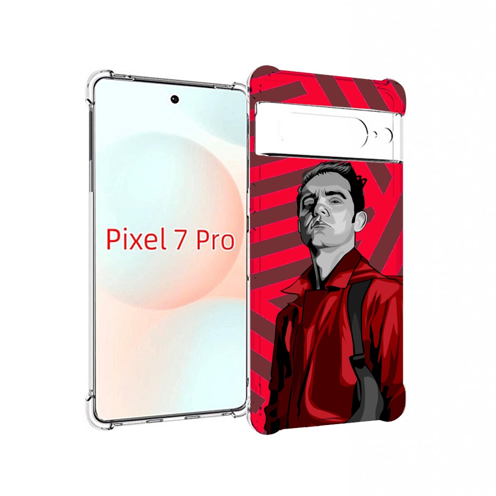 

Чехол Mypads Берлин-Бумажный-Дом Для Google Pixel 7 Pro, Прозрачный, Tocco