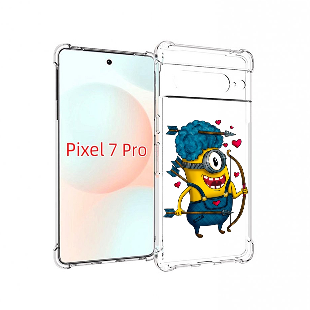 

Чехол Mypads Миньон Купидон Для Google Pixel 7 Pro, Прозрачный, Tocco