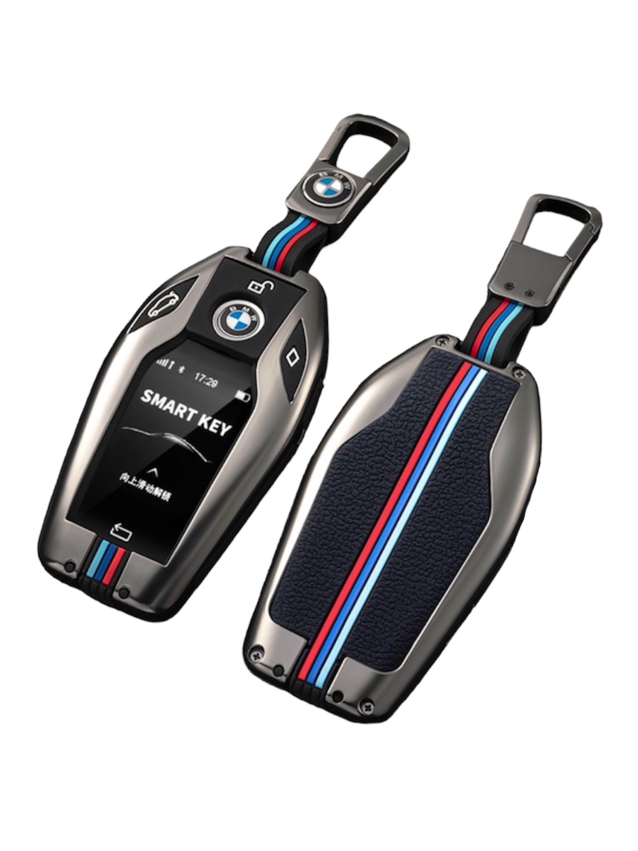 Чехол для ключа T-Carbon forsmart smartforBMWbrown смарт BMW Противоударный черный титан