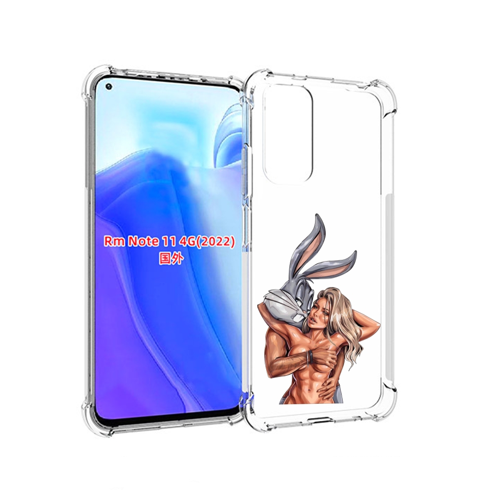 

Чехол MyPads красивая-девушка-с-бак-банни женский для Xiaomi Redmi Note 11 4G ( Глобаль, Tocco