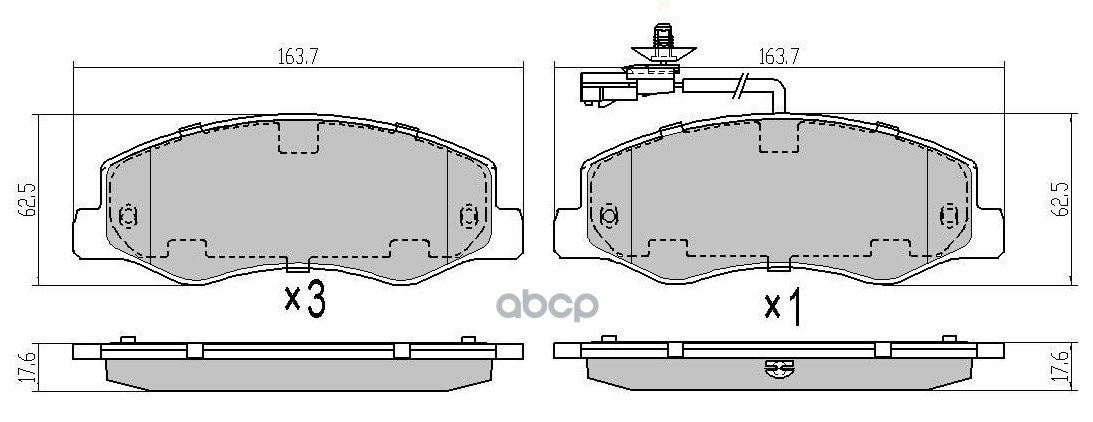 

Тормозные колодки BARNETT задние дисковые RN102