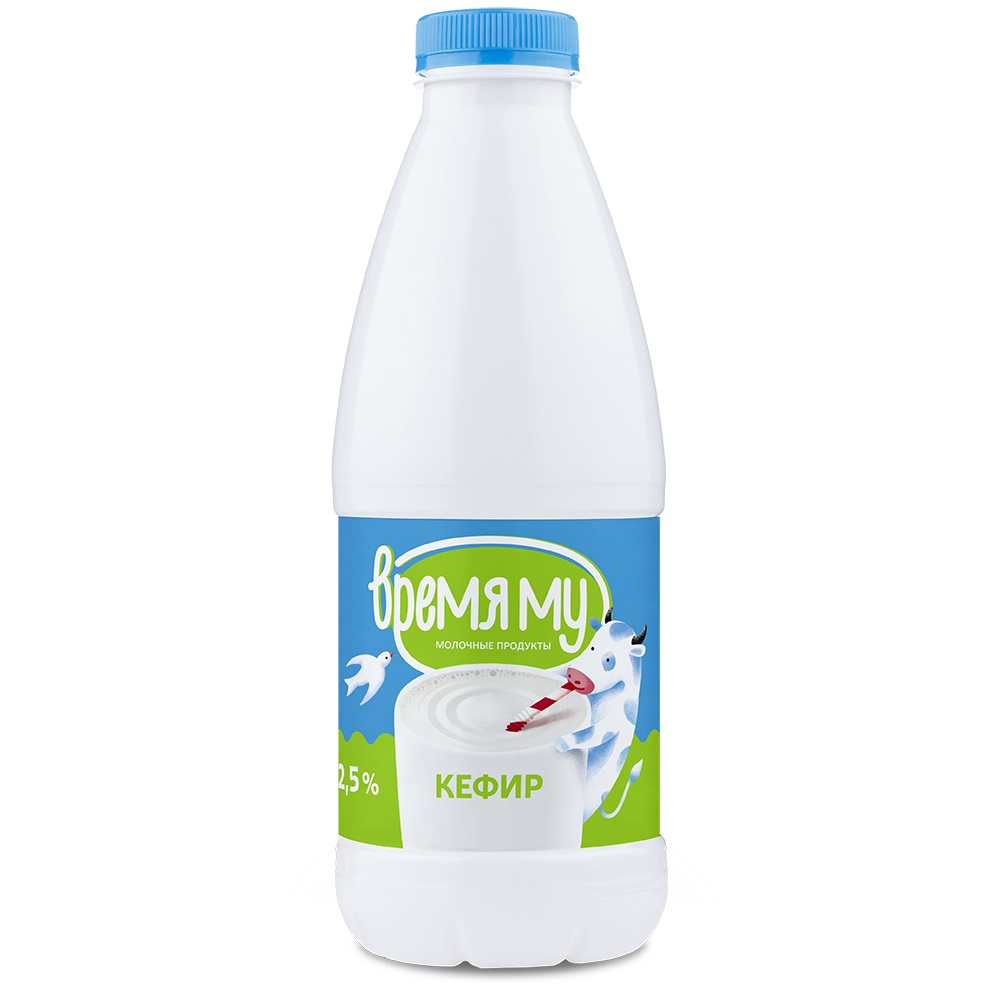 

Кефир Время му 2,5% 900 г