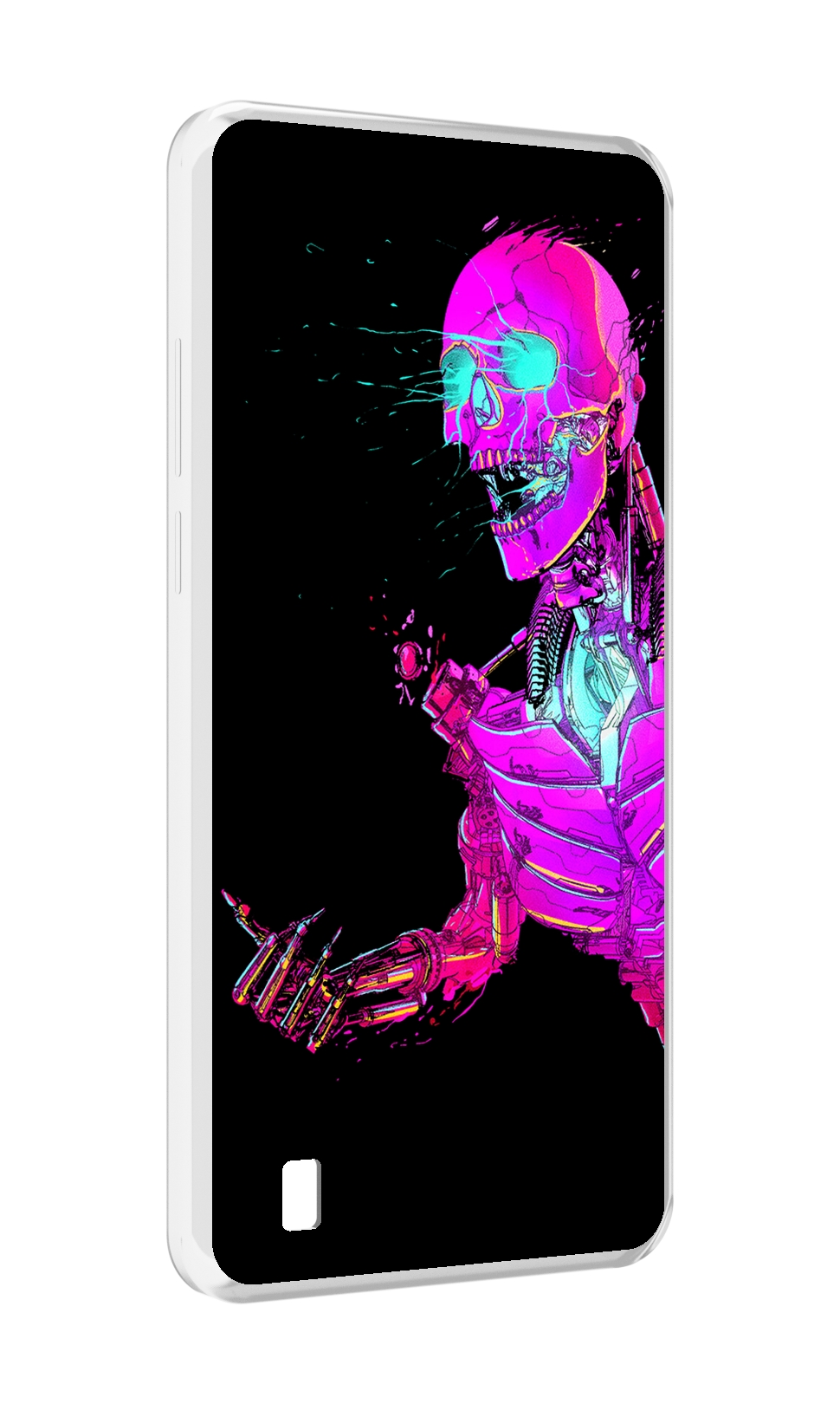 

Чехол MyPads скелет-робот-фиолетовый для Blackview A55, Прозрачный, Tocco