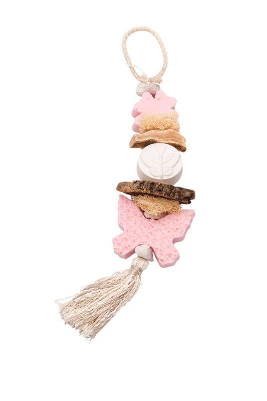 Декоративная косичка из мыла LA SAVONNERIE DE NYONS Бабочки, с розой