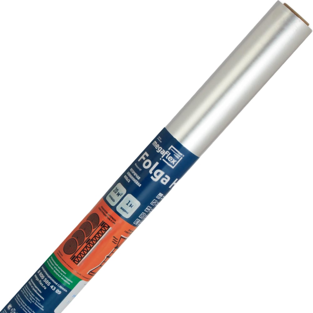 

Megaflex Фольга для бани, сауны НГ 1мх20м (20 м2) FOING.100.20