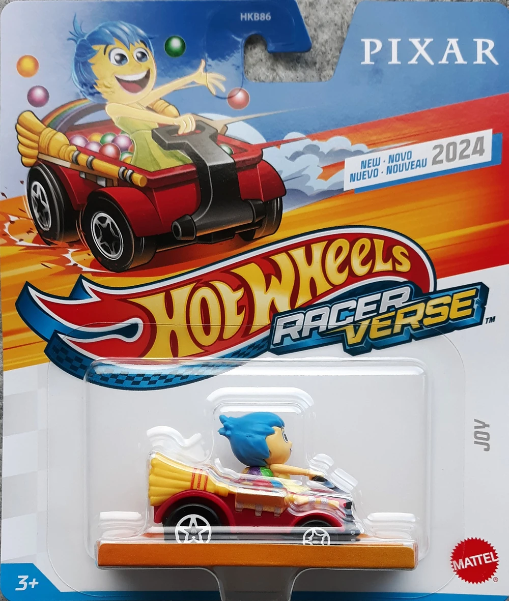 

Машинка Hot Wheels RacerVerse Pixar HKB92, 1 шт., Фиолетовый, RacerVerse Pixar