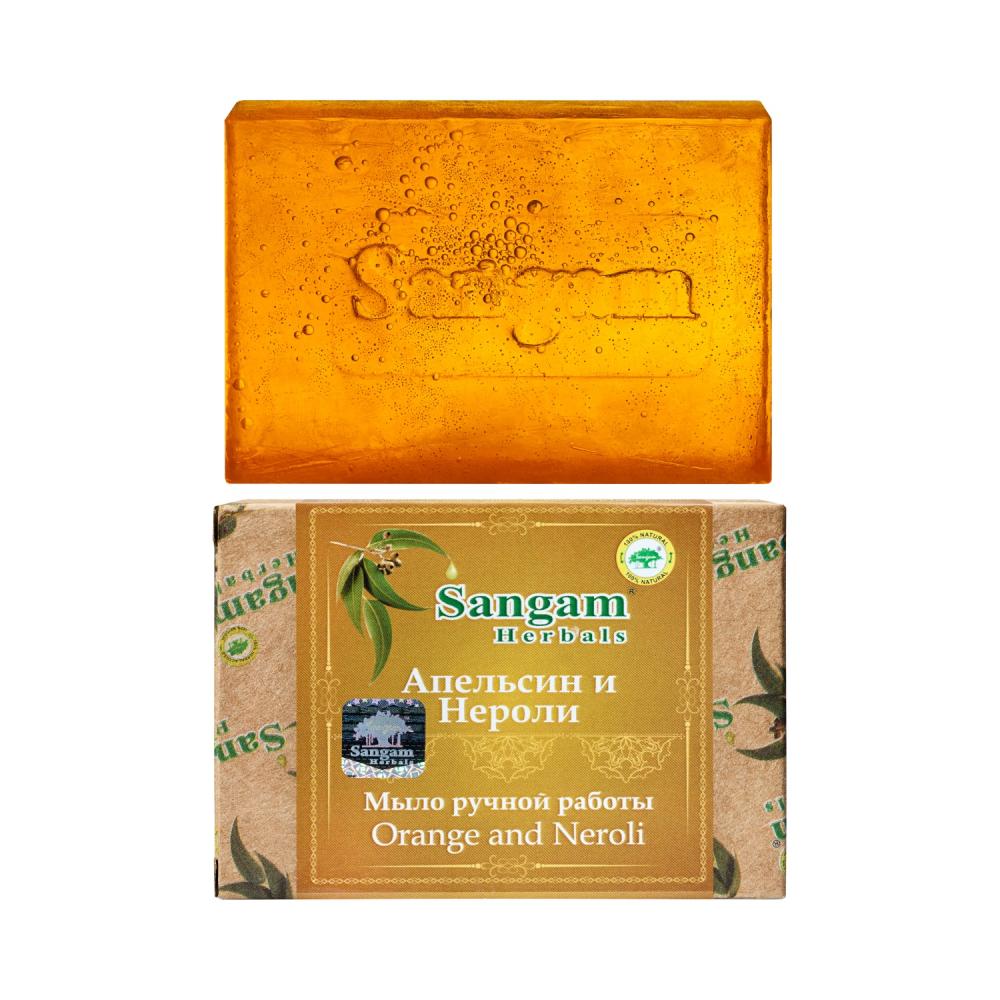 фото Мыло sangam herbals апельсин и нероли 100 г