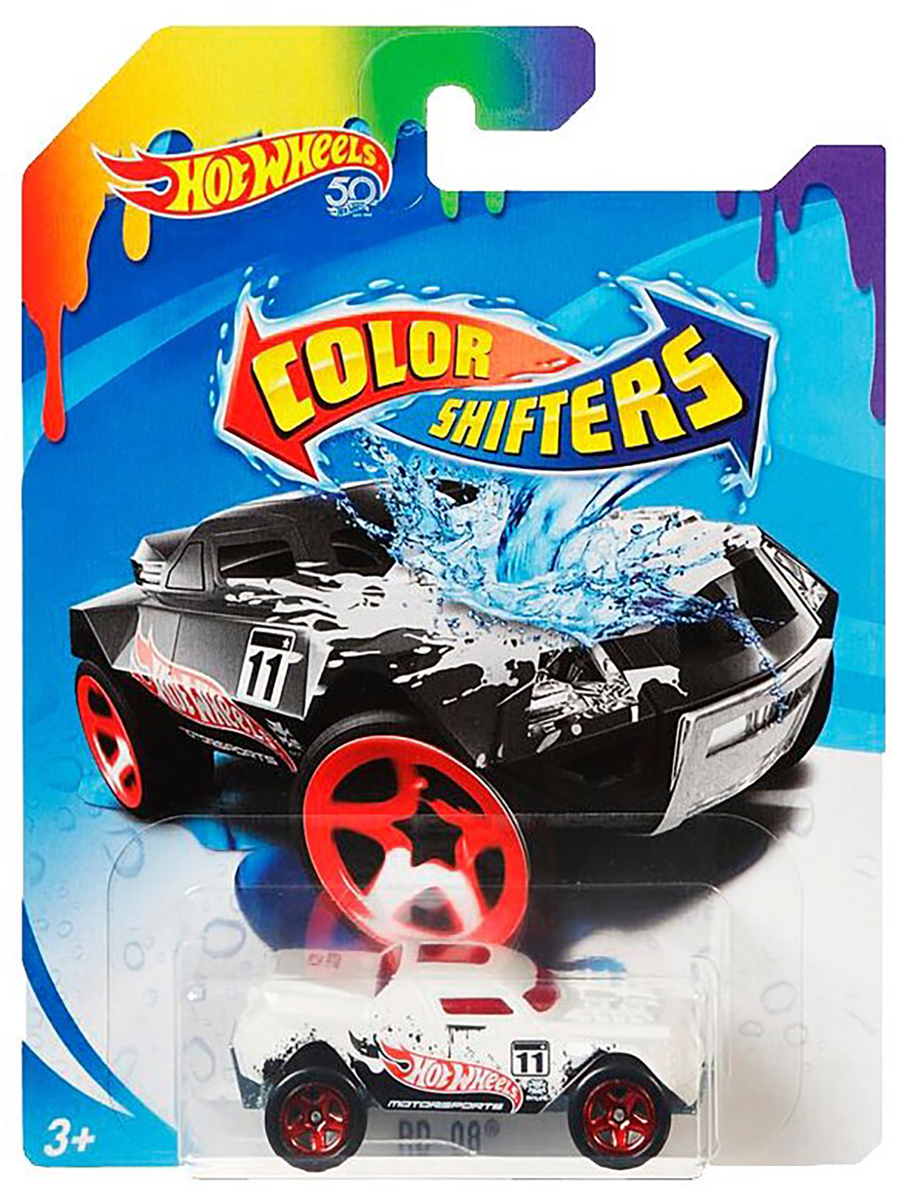 

Машинка Hot Wheels меняющая цвет, CFM48, 1 шт., Желтый