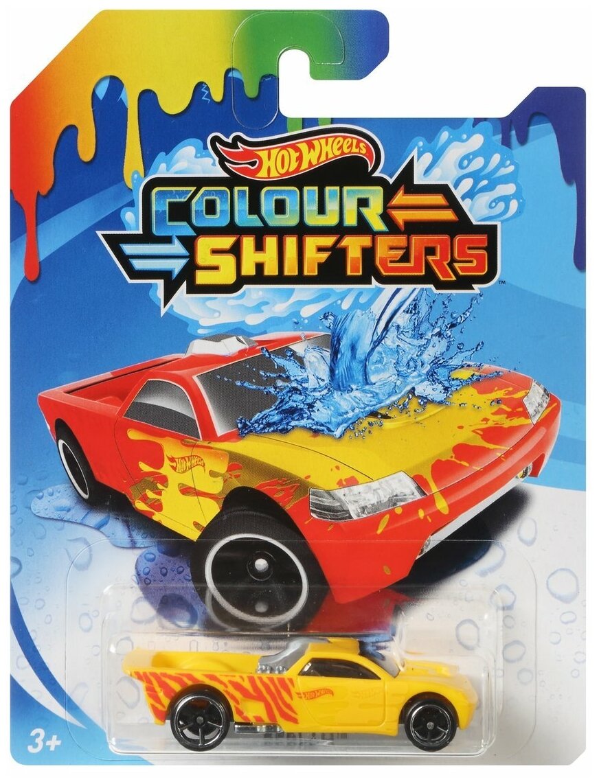 

Машинка Hot Wheels меняющая цвет, GBF23, 1 шт., Красный