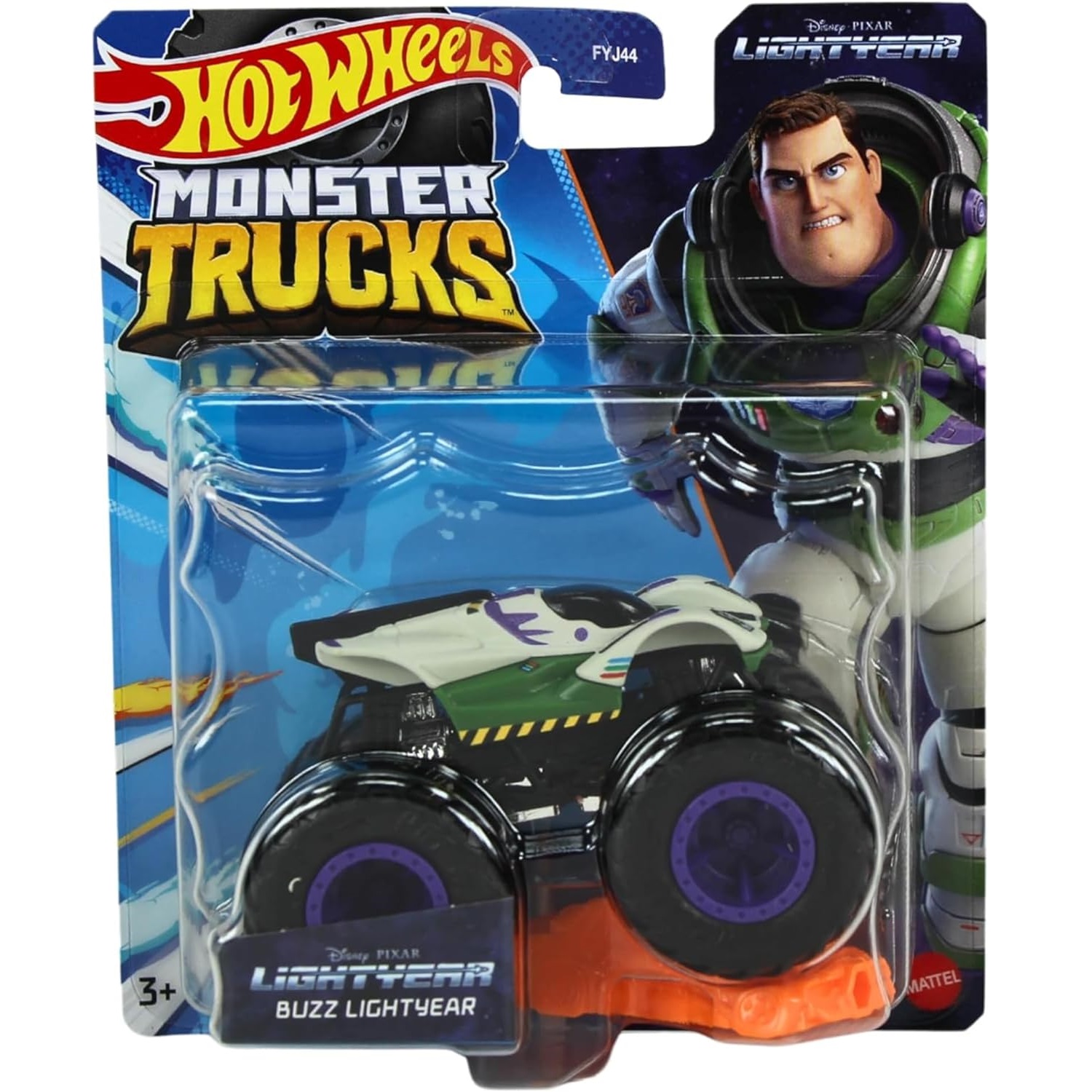 

Машинка Hot Wheels Монстр трак базовый Buzz Lightyear HPX07, 1 шт., Разноцветный, Buzz Lightyear