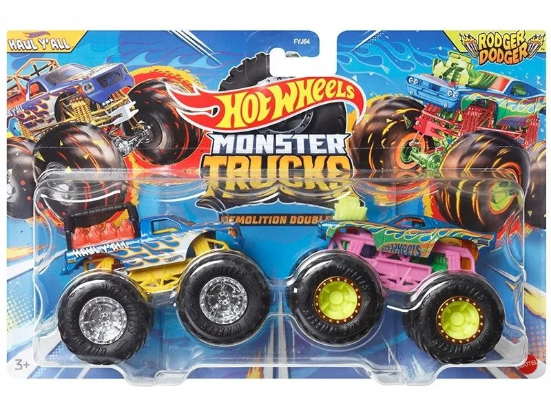 Машинка Hot Wheels Монстр трак базовый Rodger Dodger HWN60, 1 шт.