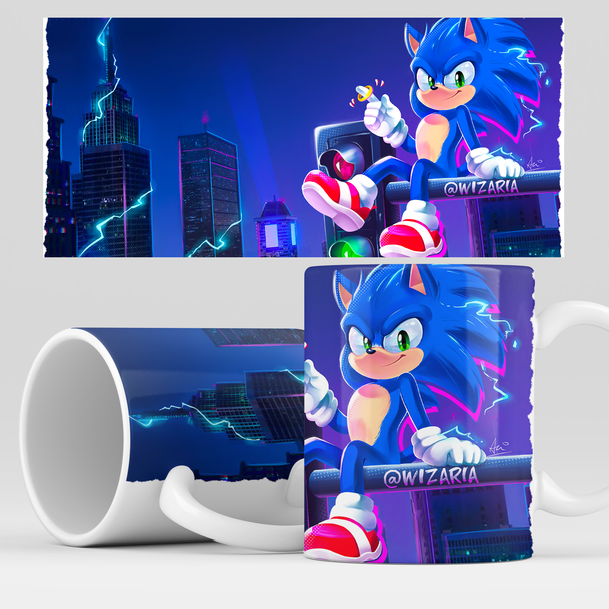 

Кружка RocketCup с принтом "Соник" Sonic, Sonic09