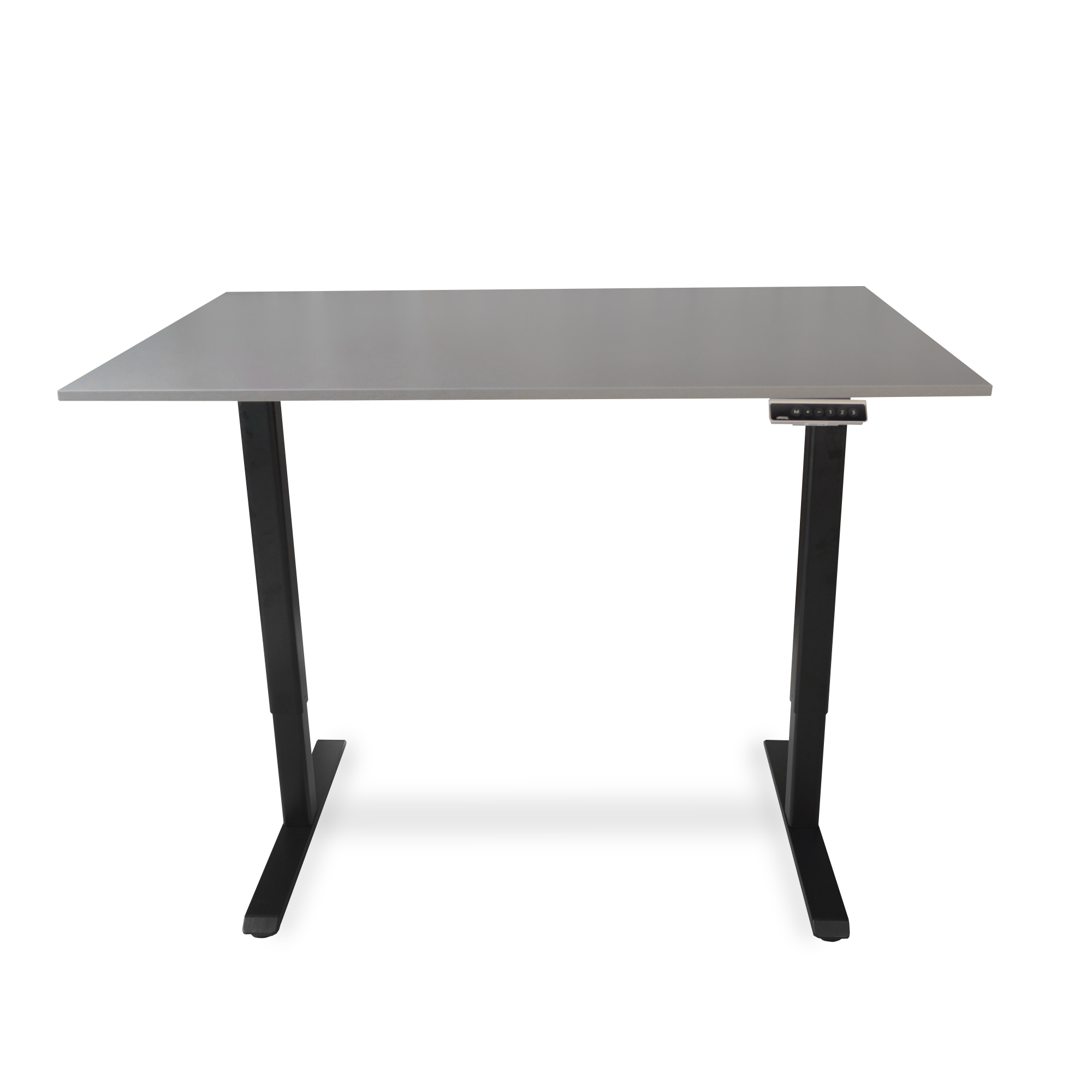 Компьютерный стол UPSTOL D450Table рама черная/ЛДСП Титан 125х75