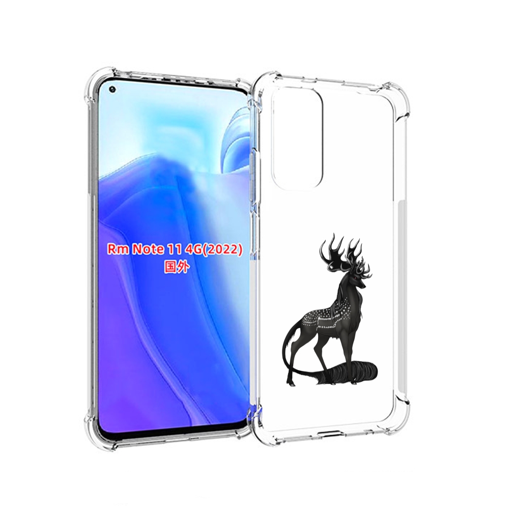 

Чехол MyPads красивый-черный-олень для Xiaomi Redmi Note 11 4G ( Глобальная версия ), Tocco