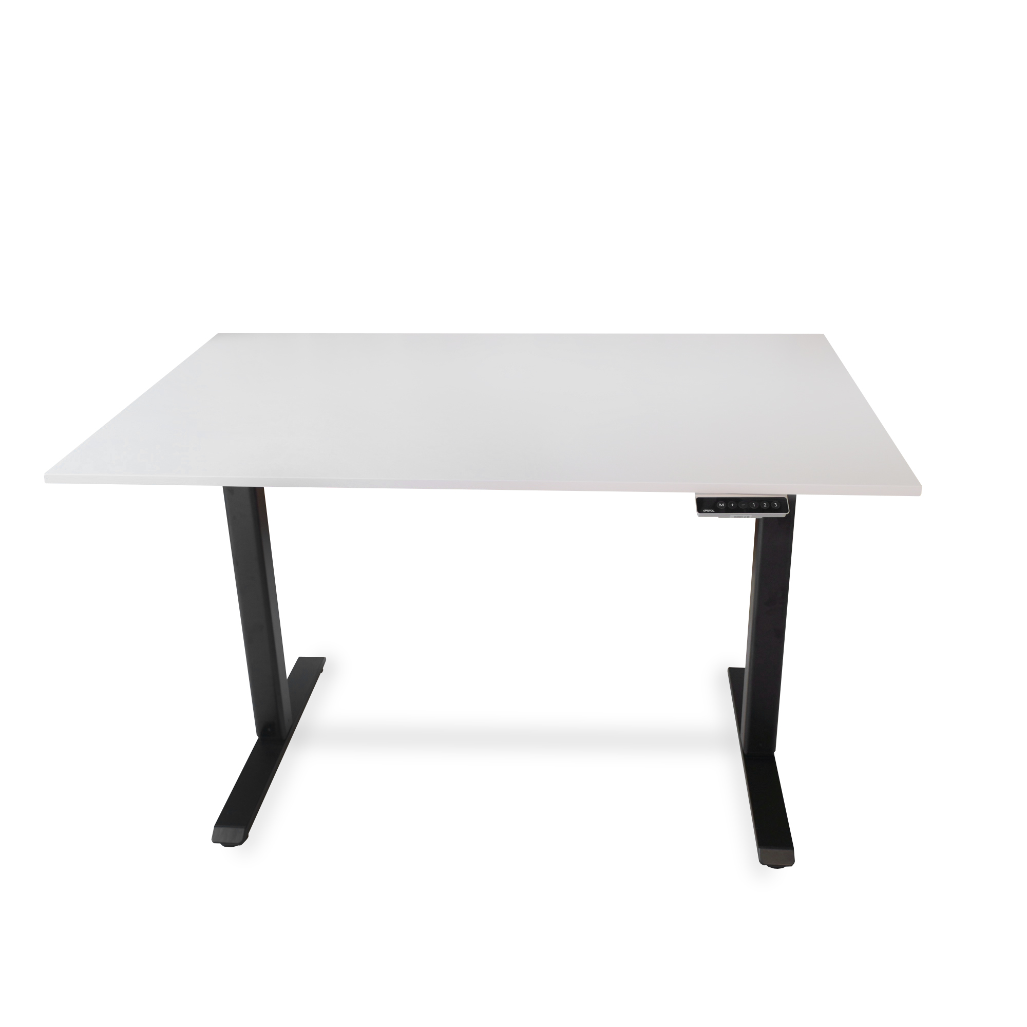 Компьютерный стол UPSTOL D450Table рама черная/ЛДСП Белая 125х75