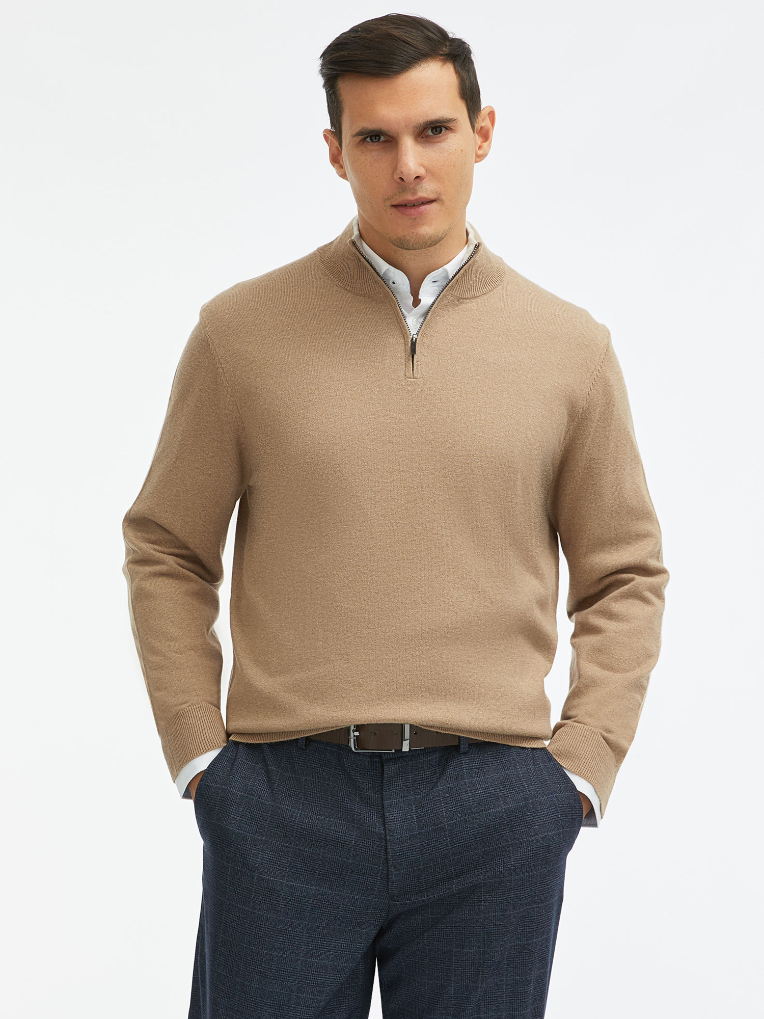 

Свитер мужской oodji 4L312074M серый S, 4L312074M