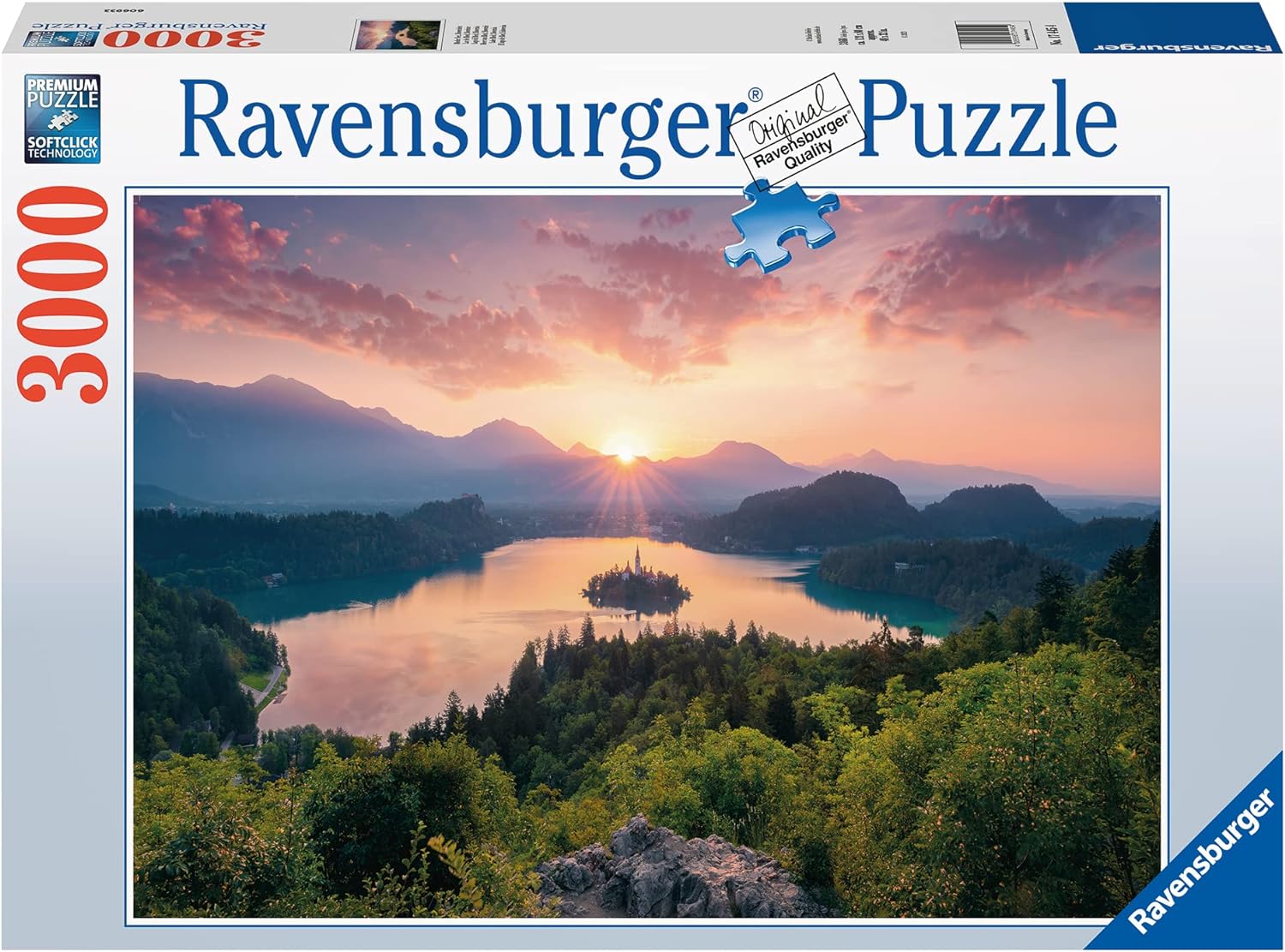 

Пазл Ravensburger Озеро Блед, Словения RV17445, 3000 деталей, Озеро Блед, Словения