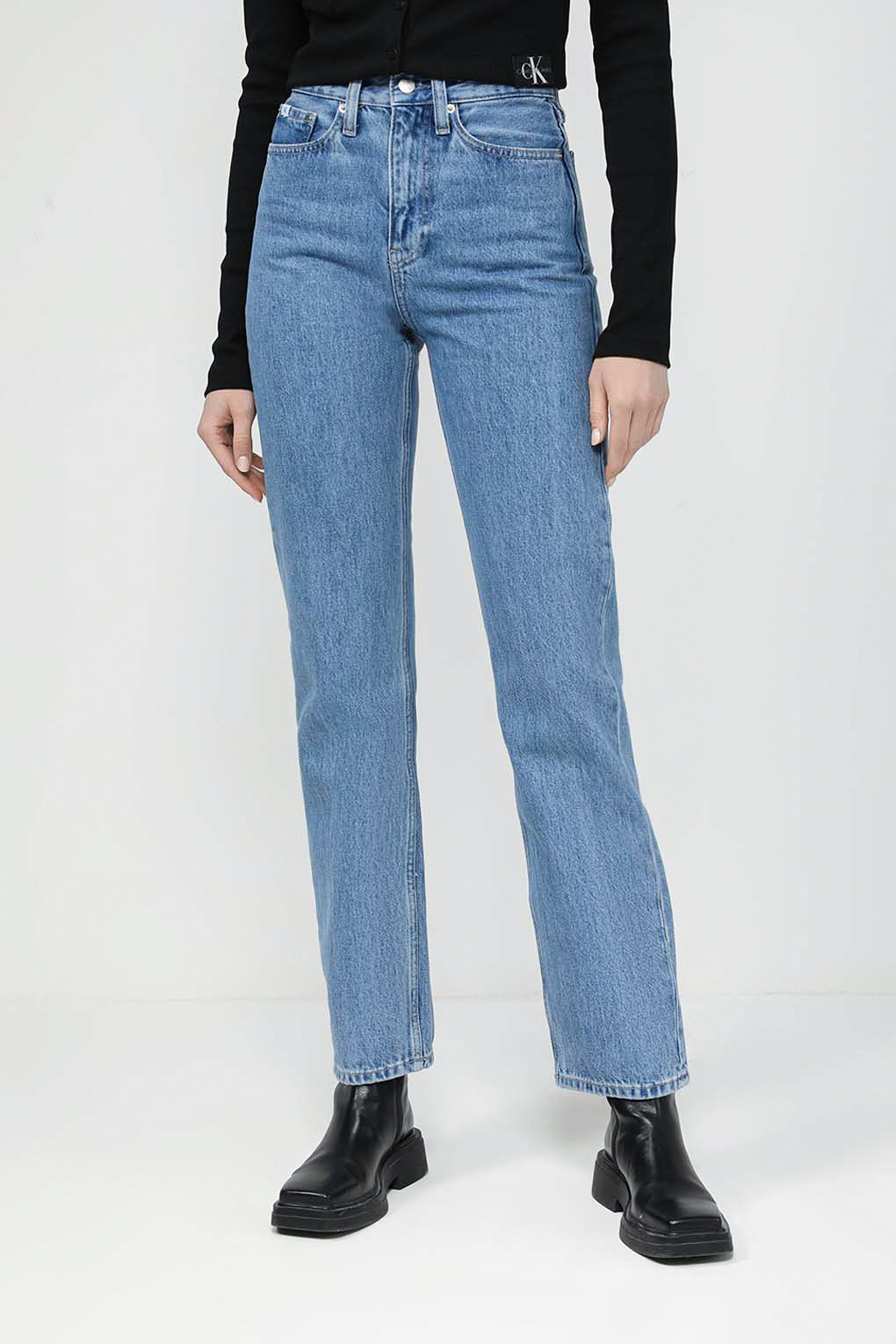 

Джинсы женские Calvin Klein Jeans J20J222138 синие 25/32, Синий, J20J222138
