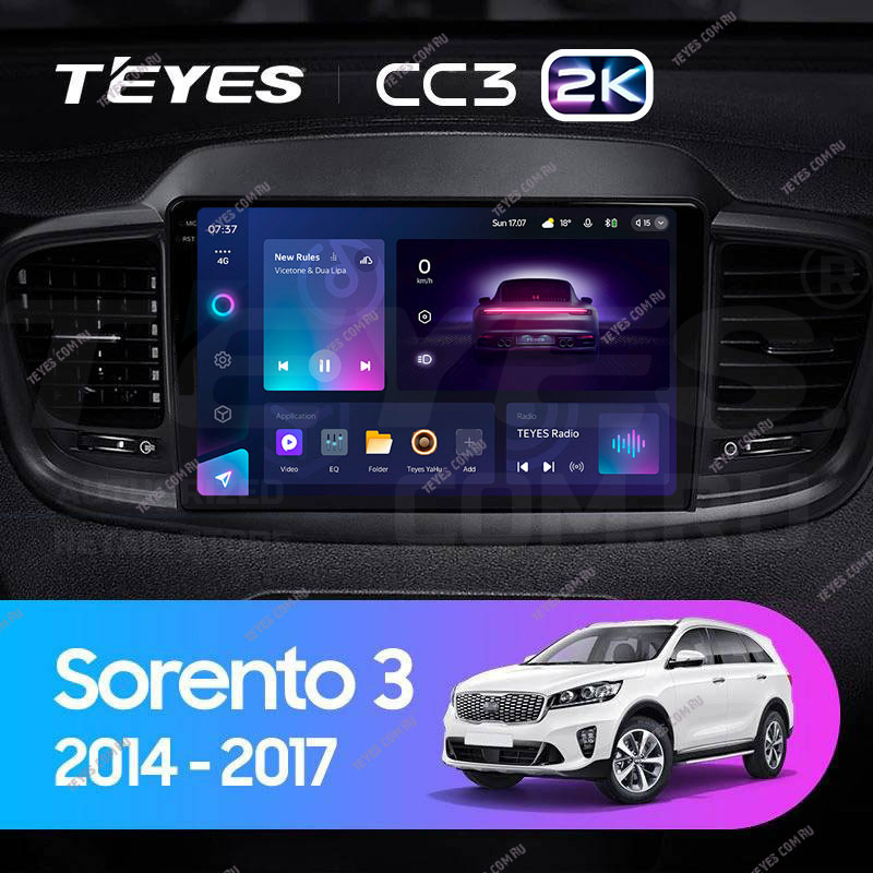 

Штатная магнитола Teyes CC3 2K 4/64 Kia Sorento 3 Prime (2014-2017) Тип-A, CC3 2K