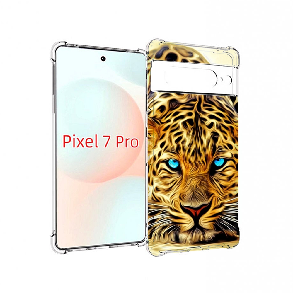 

Чехол Mypads Голубоглазый-Гепард Для Google Pixel 7 Pro, Прозрачный, Tocco