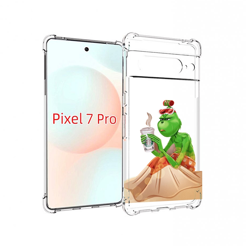 

Чехол Mypads Гринч-В-Платье Для Google Pixel 7 Pro, Прозрачный, Tocco