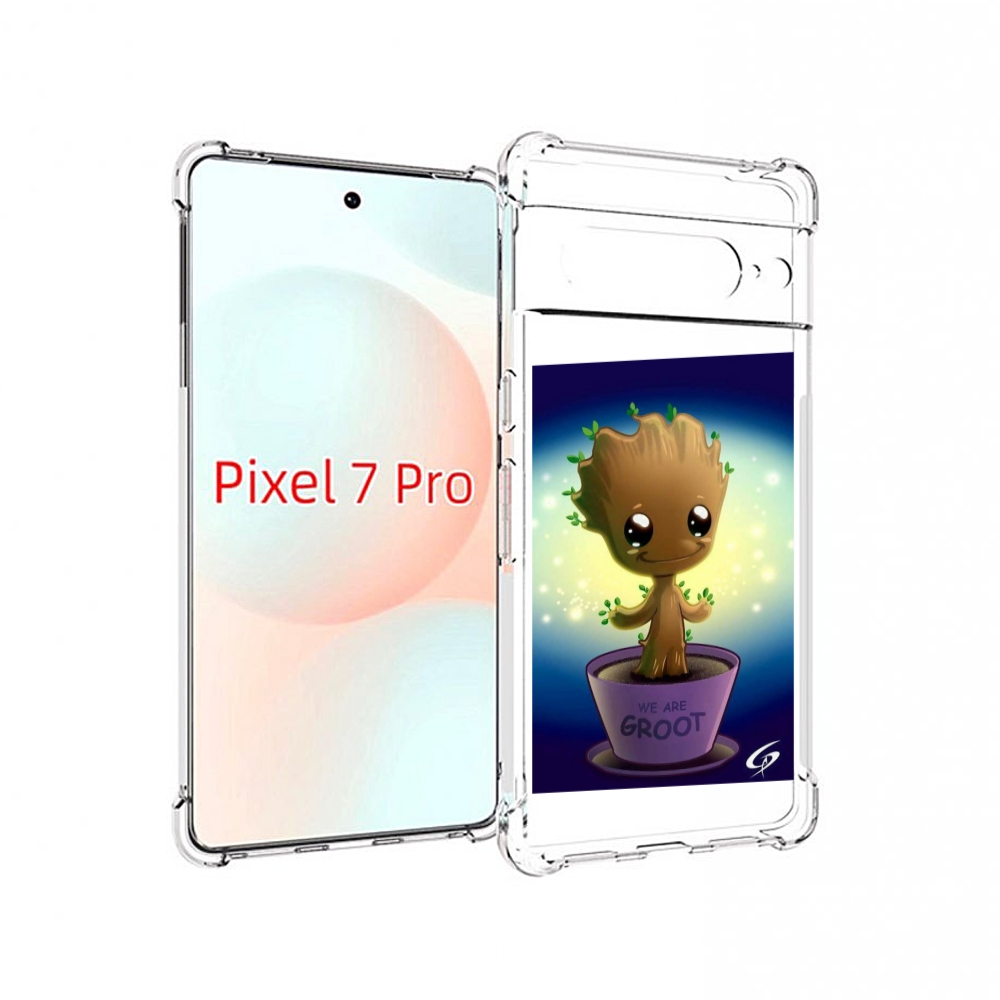 

Чехол Mypads Грут Для Google Pixel 7 Pro, Прозрачный, Tocco