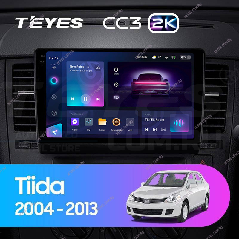 

Штатная магнитола Teyes CC3 2K 4/64 Nissan Tiida C11 (2004-2013) F1, CC3 2K