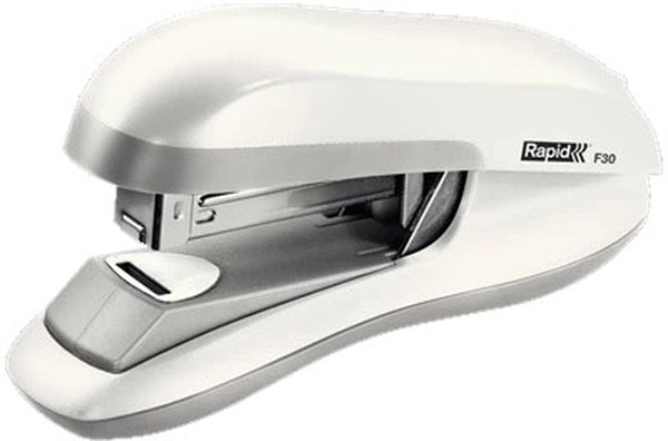 

Степлер настольный Rapid Flatclinch Halfstrip 24/6 25 листов белый