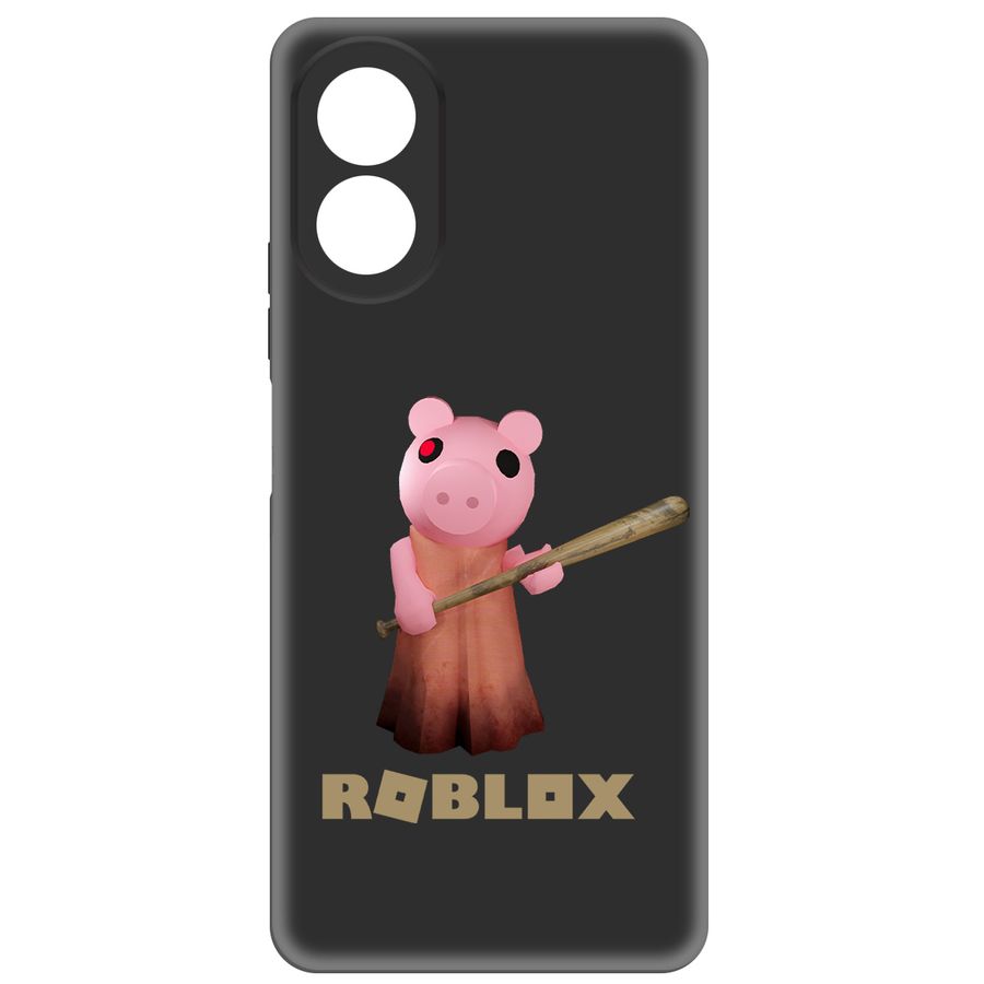 

Чехол-накладка Krutoff Roblox-Пигги для Oppo A18, Черный