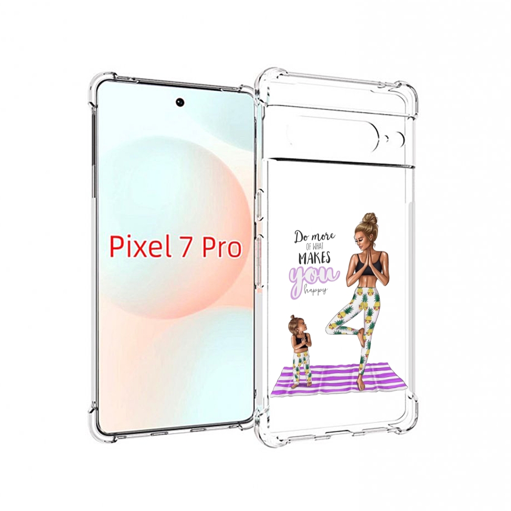 

Чехол Mypads Девочки-В-Ананасах Для Google Pixel 7 Pro, Прозрачный, Tocco