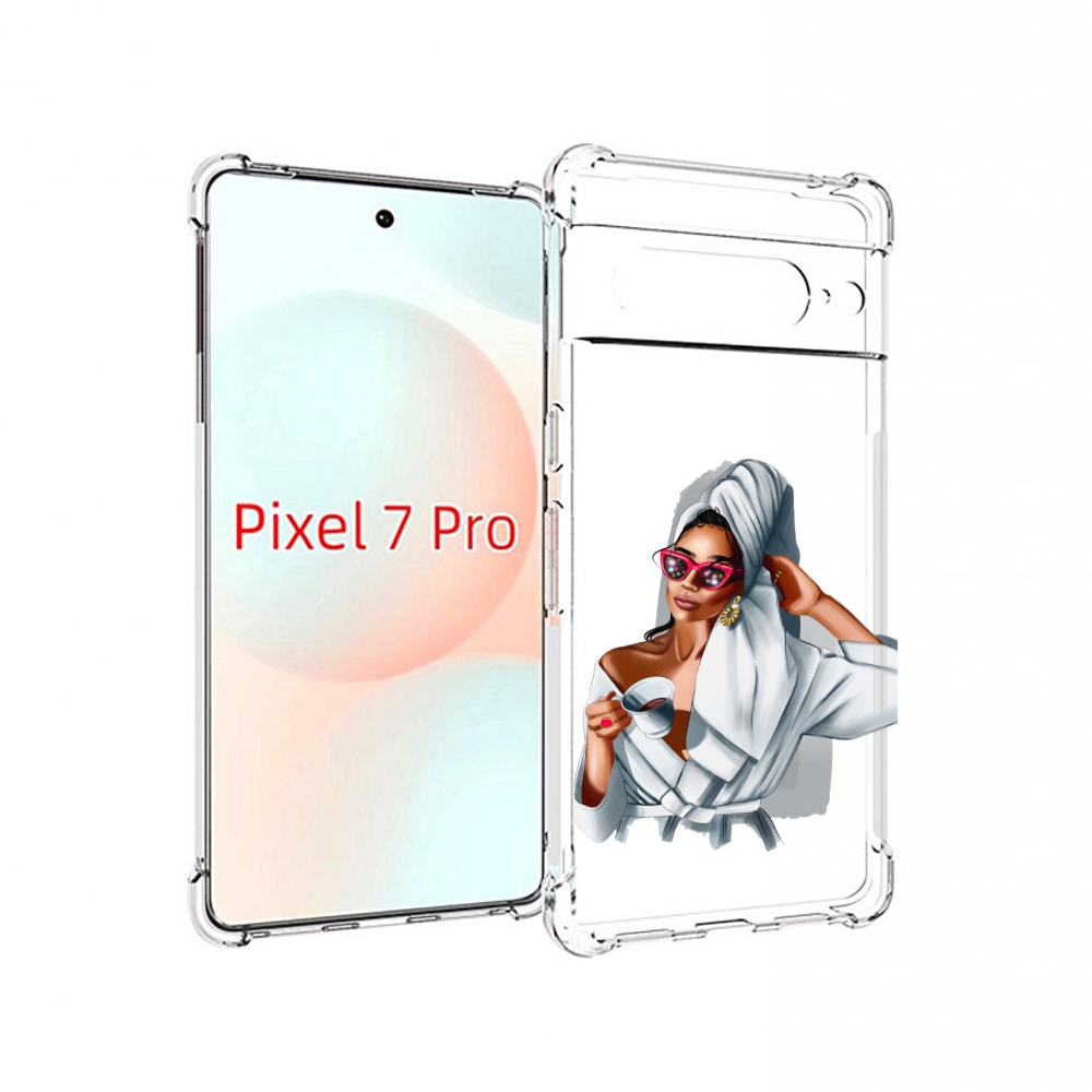 Чехол Mypads Девушка В Белом Халате Женский Для Google Pixel 7 Pro