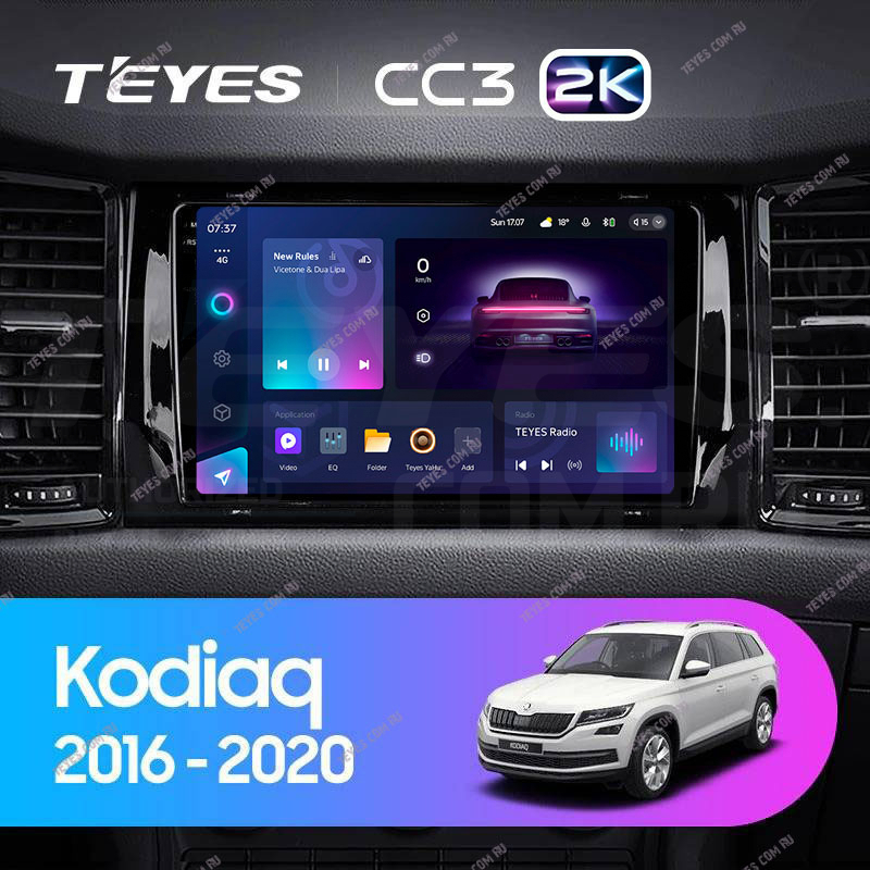 

Штатная магнитола Teyes CC3 2K 4/64 Skoda Kodiaq (2016-2021) Тип-A, CC3 2K