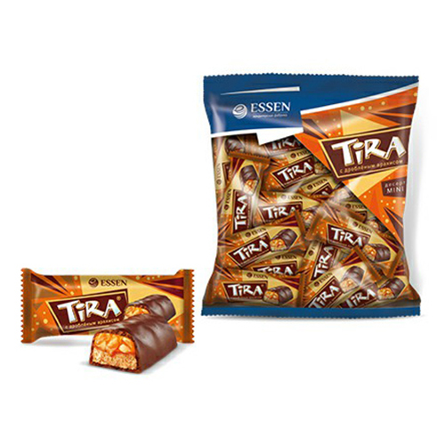 

Конфеты Essen Tira десерт mini с дробленым арахисом