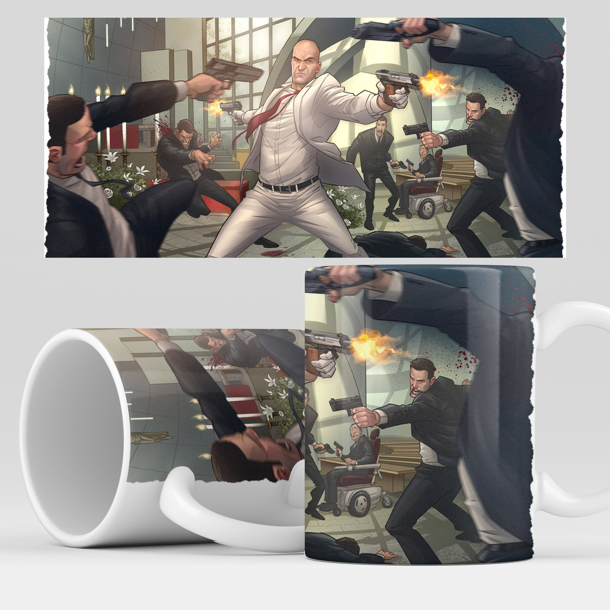 

Кружка RocketCup с принтом "Хитман" игра, Hitman06