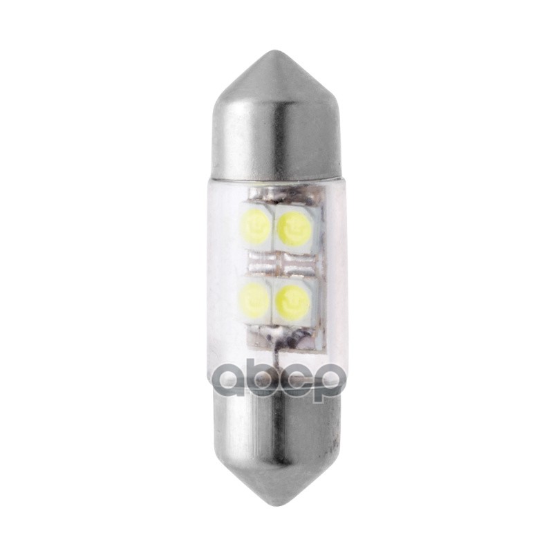 

Светодиод 12 В 10 Вт Салонный 31 Мм Белый 4 Smd 10 Шт. Маяк Маяк арт. 12T11x31-W\4SMD