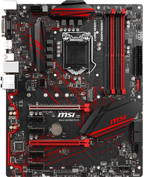 фото Материнская плата msi b360 gaming plus