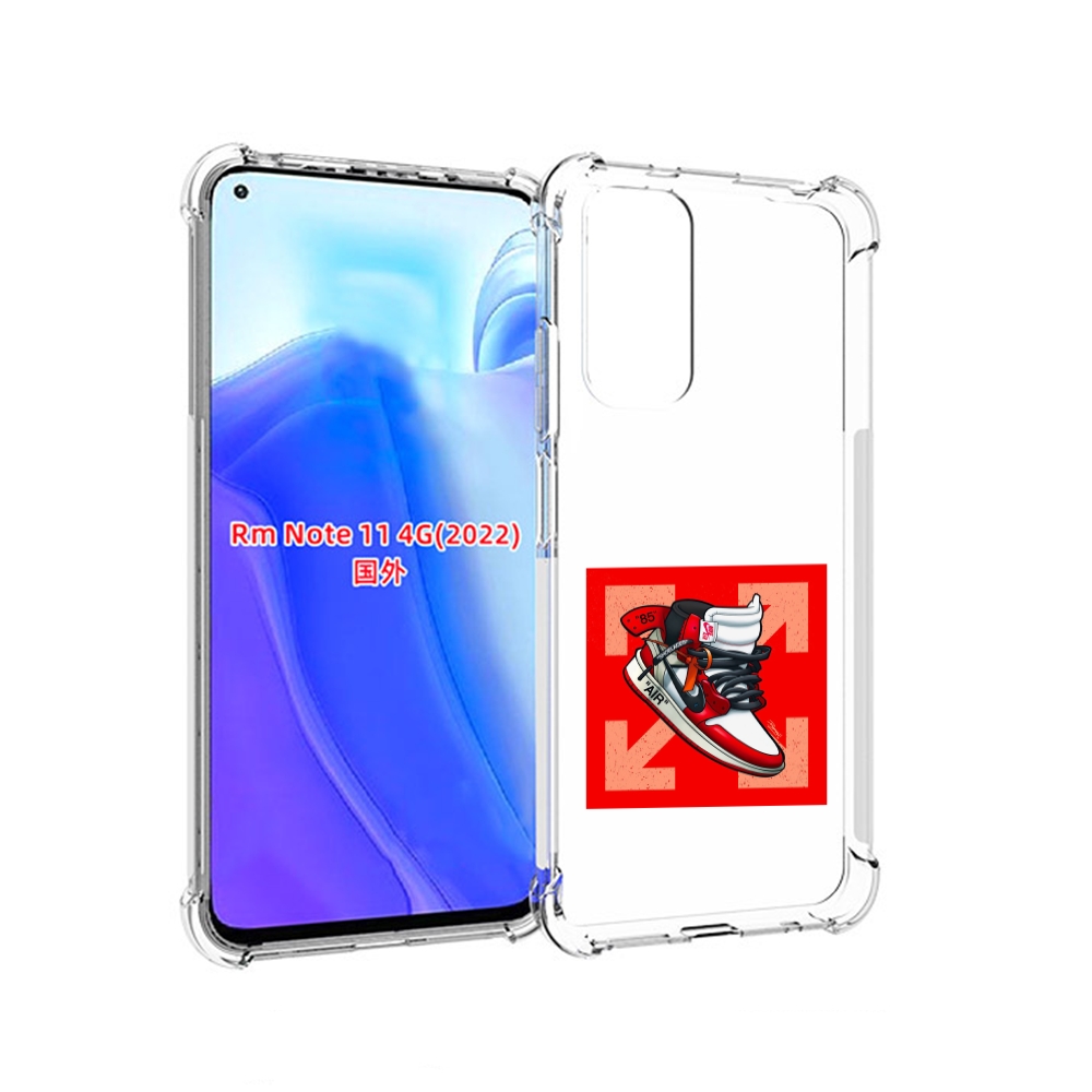 

Чехол MyPads кроссовок джордан офвайт для Xiaomi Redmi Note 11 4G ( Глобальная версия ), Tocco