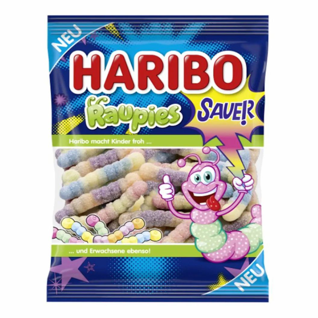 Мармелад Haribo Raupies Sauer жевательный 160 г