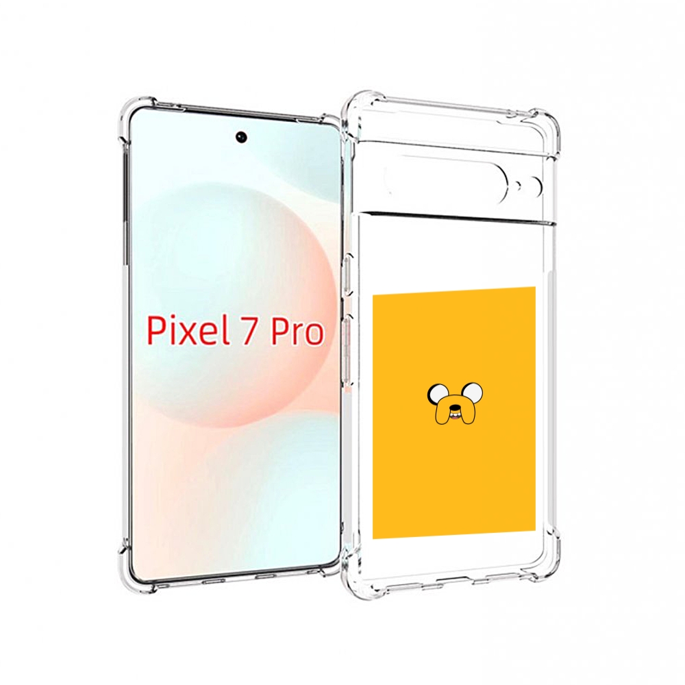 

Чехол Mypads Джейк-Время-Приключений Для Google Pixel 7 Pro, Прозрачный, Tocco